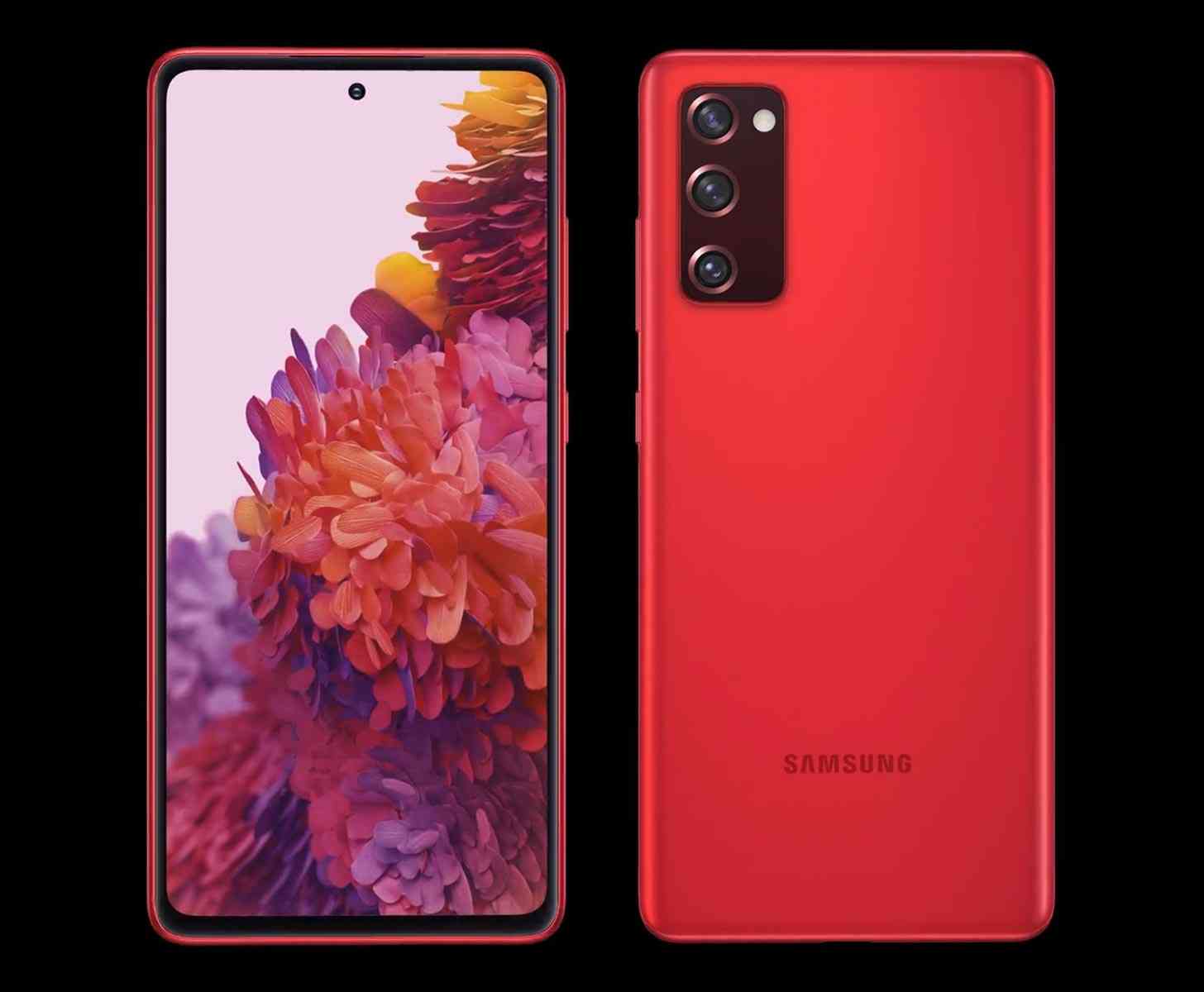 Samsung Galaxy S20 FE Verizon red
