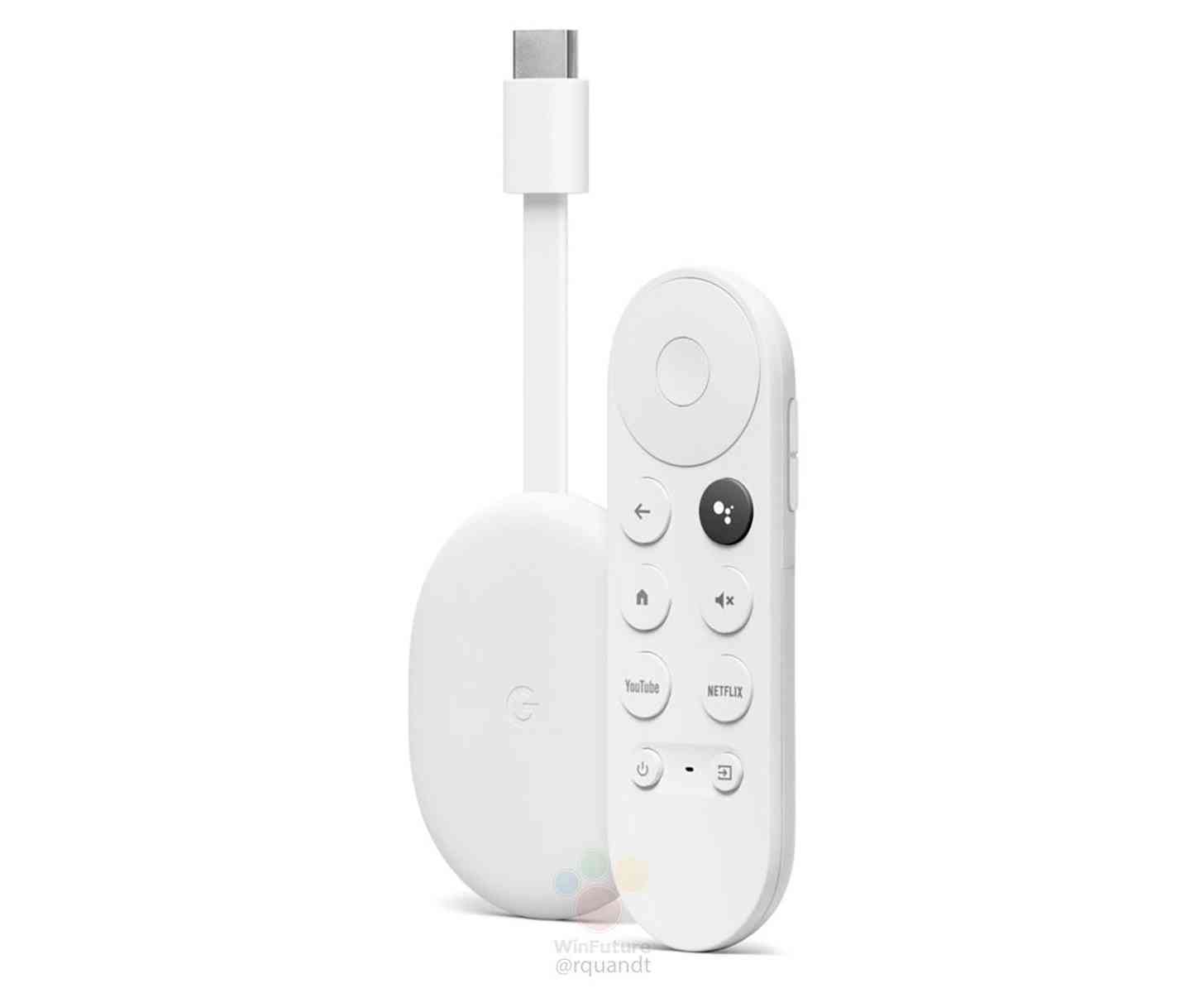 Google Chromecast with Android TV dongle, remote