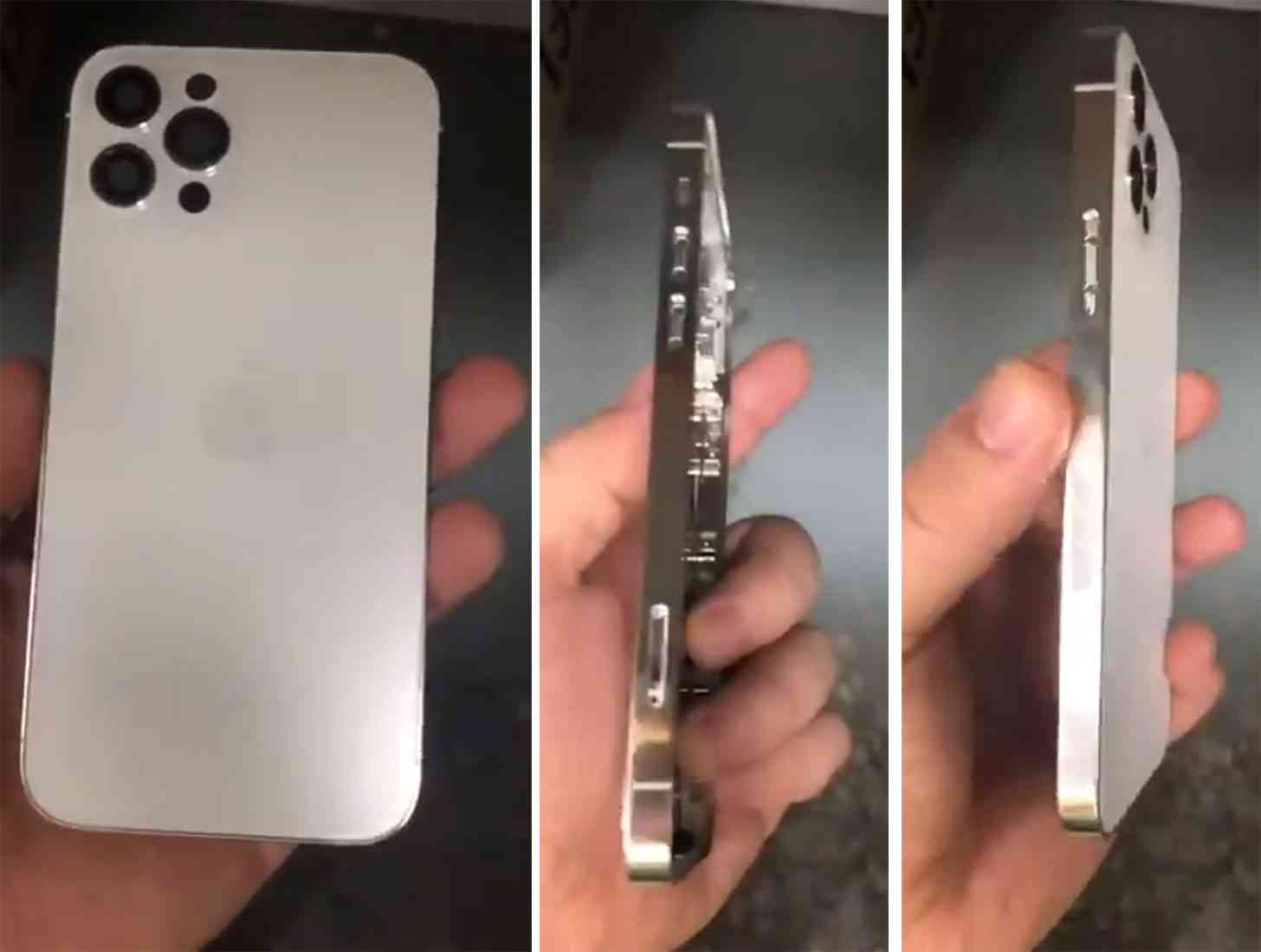 iPhone 12 Pro chassis video leak