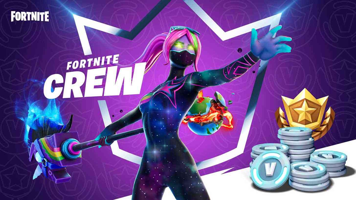 Fortnite Crew Galaxia outfit