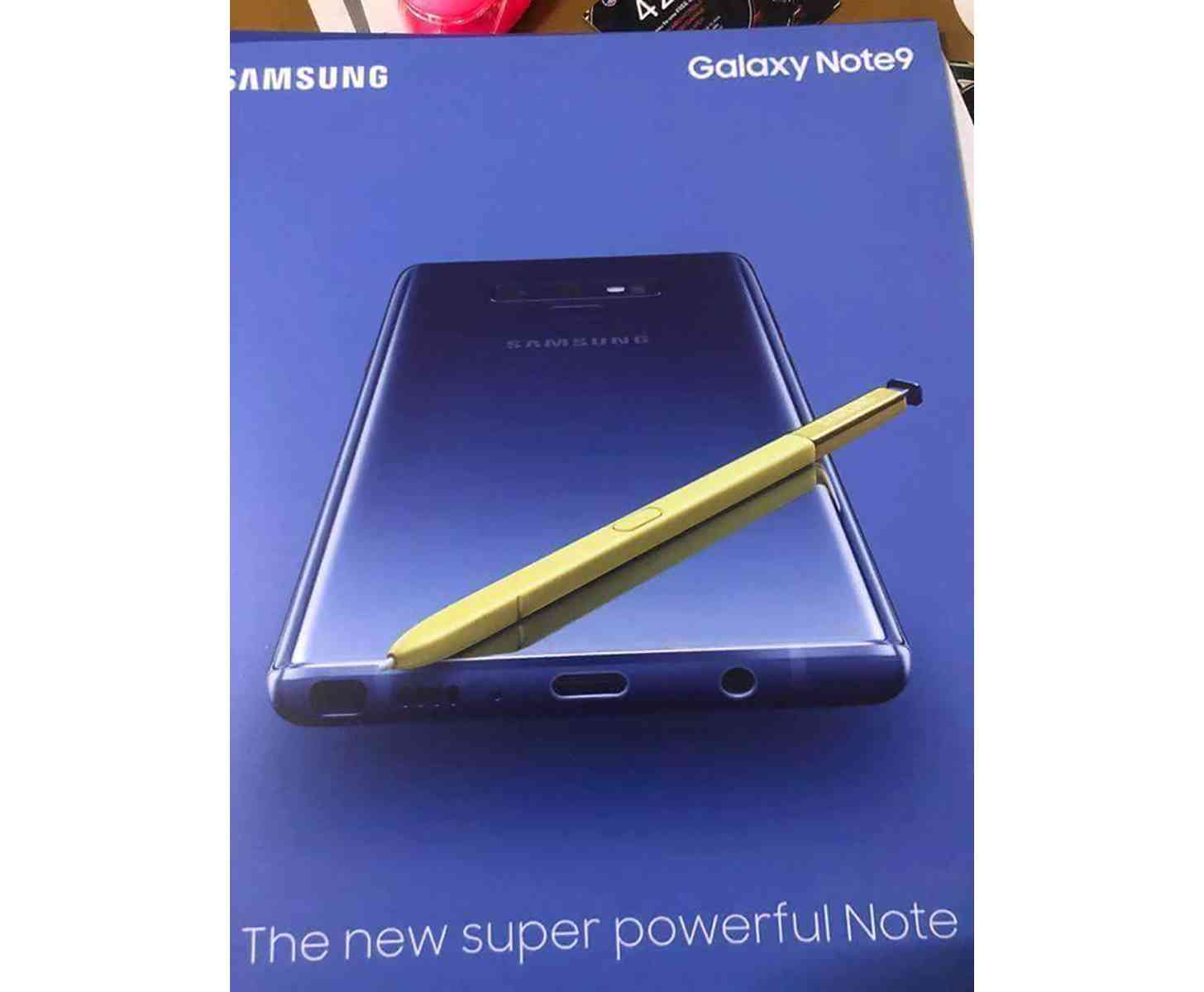 Samsung Galaxy Note 9 leak S Pen headphone jack