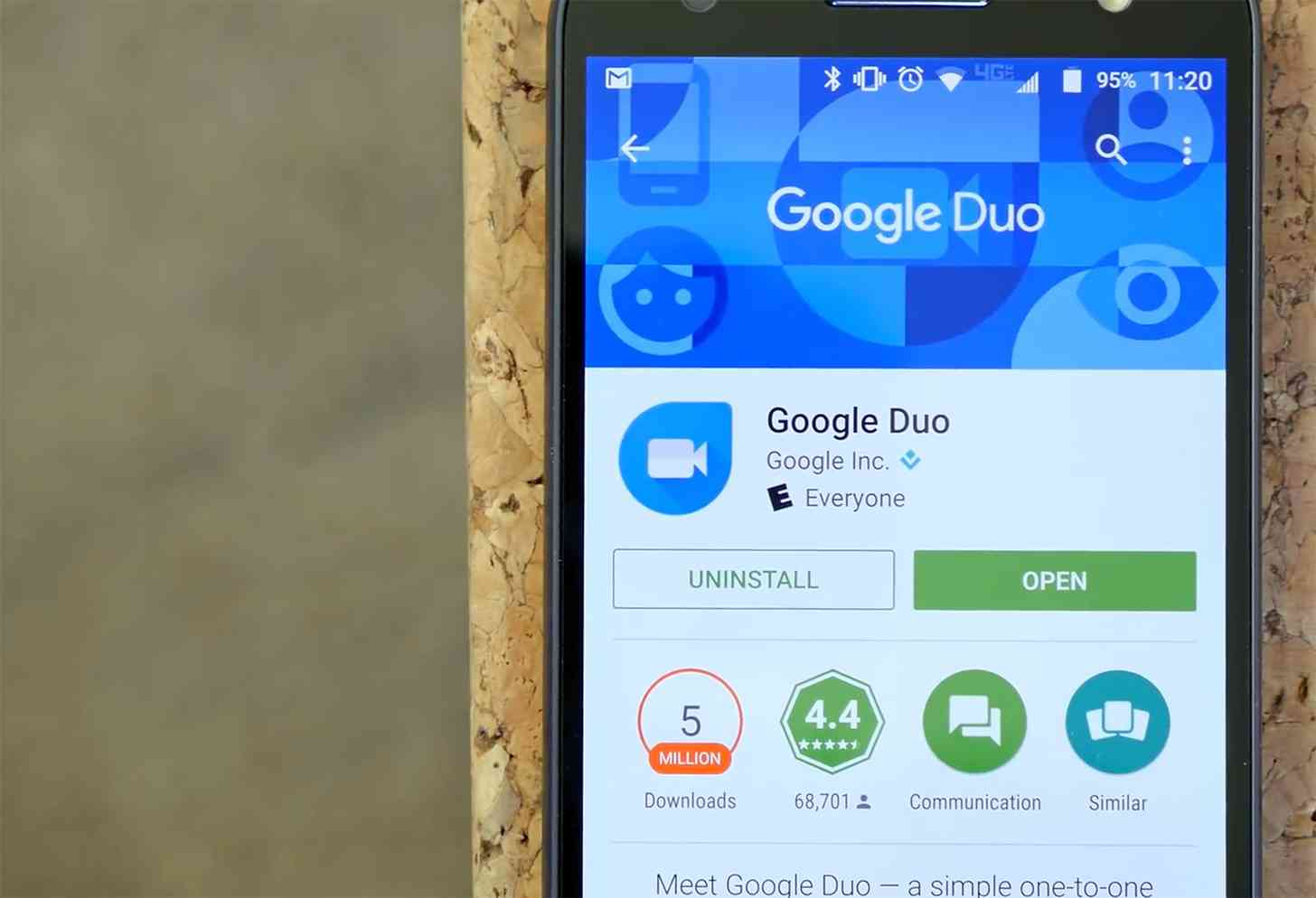 Google Duo Android app Play Store
