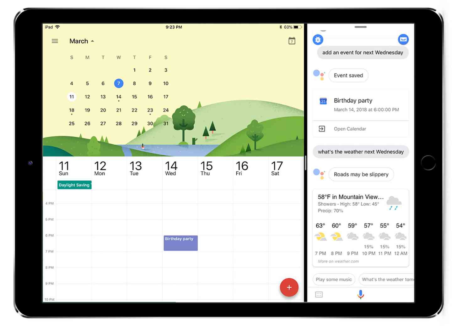 Google Assistant iPad official