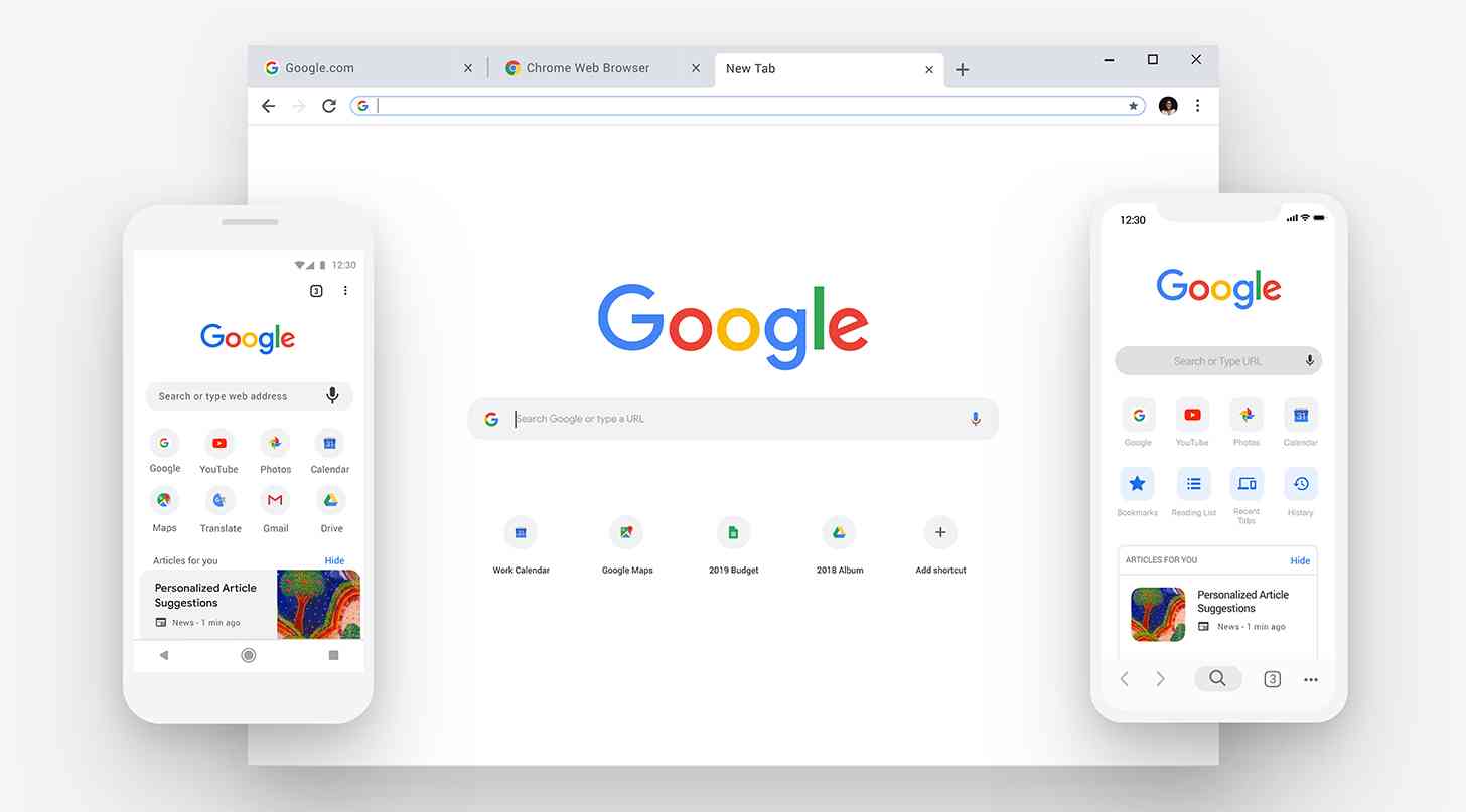 Google Chrome 69 new design