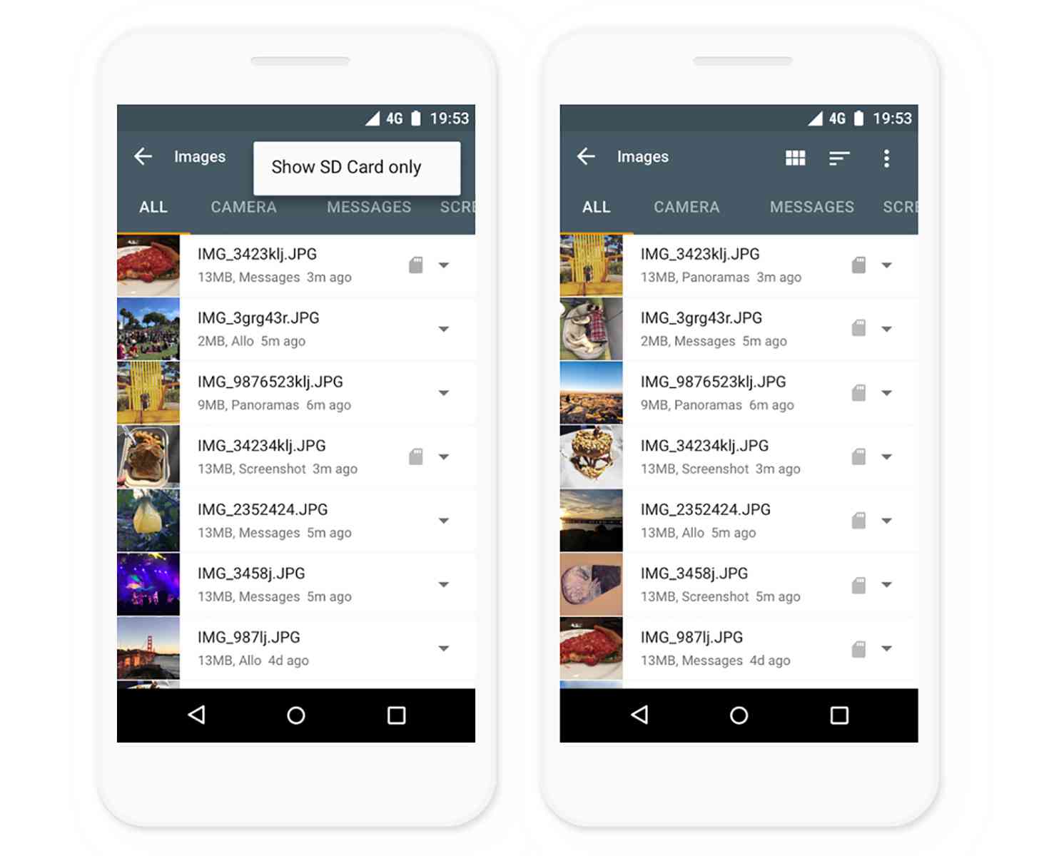Google Files Go app update features