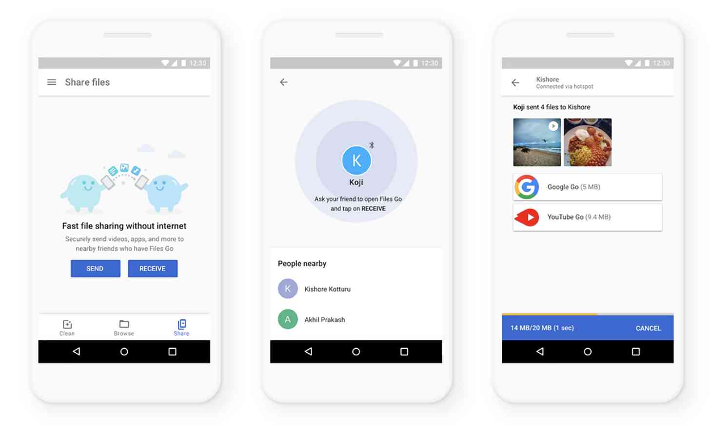 Google Files Go app update