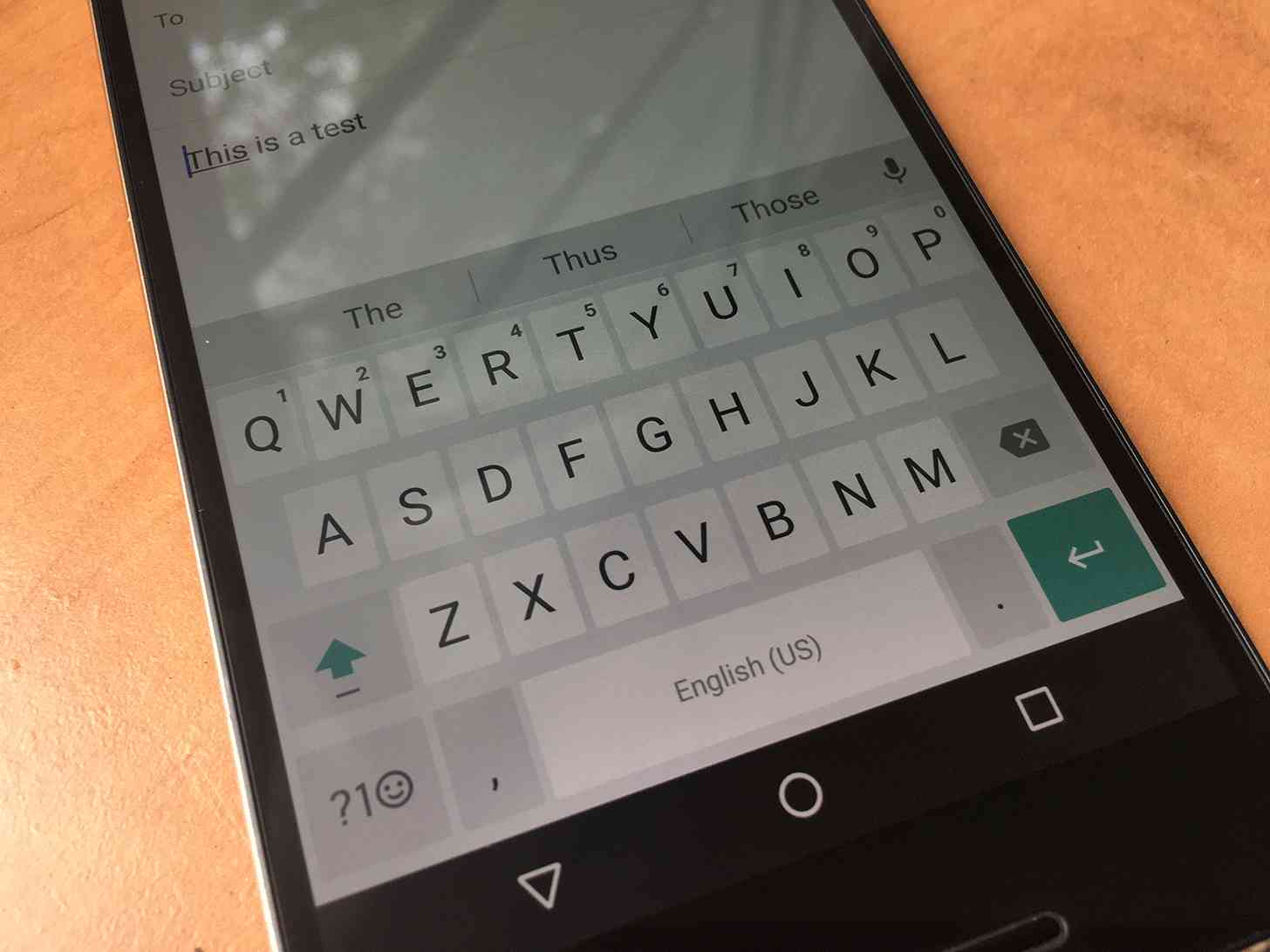 Google Keyboard update key border