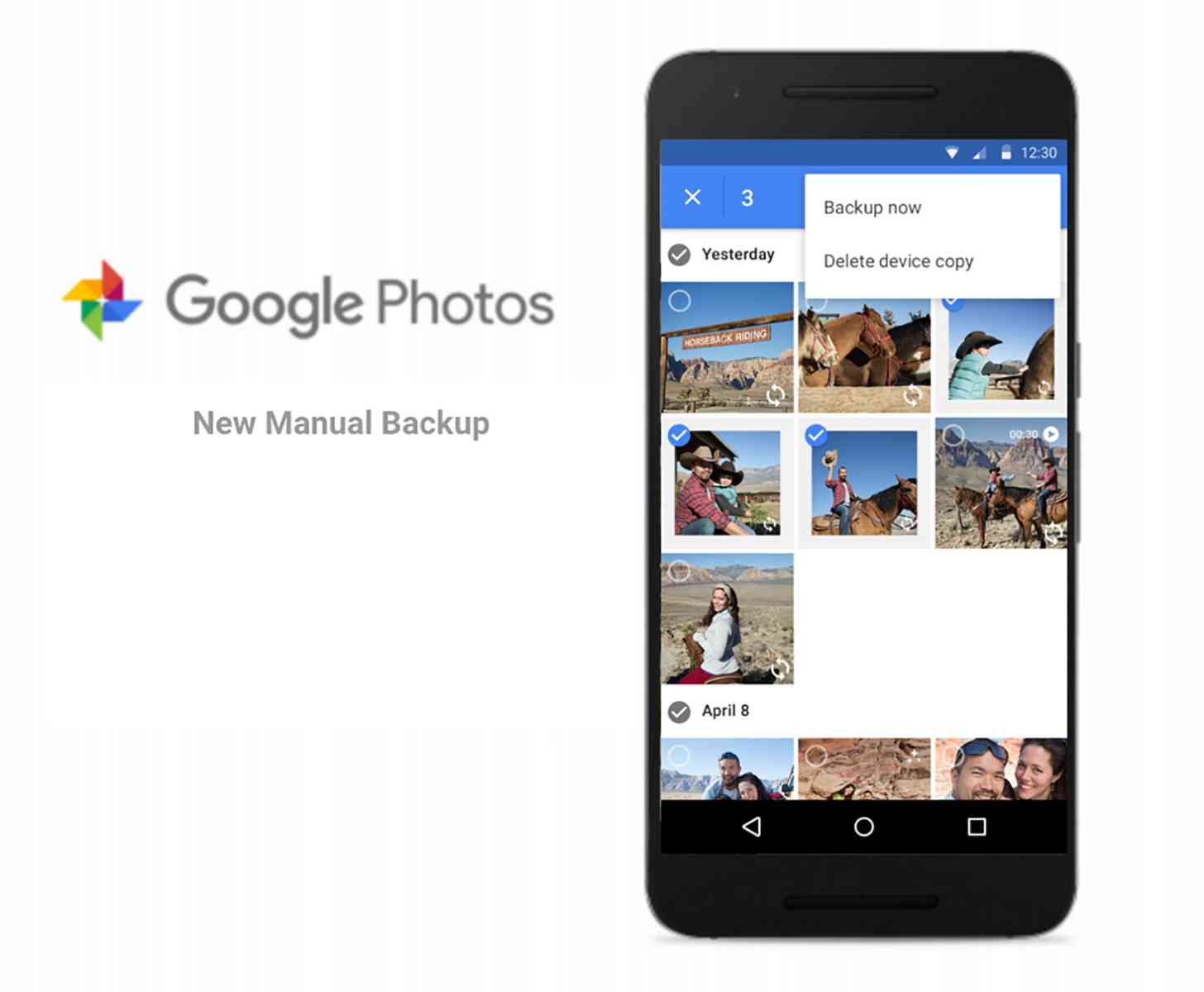 Google Photos Android Manual Backup