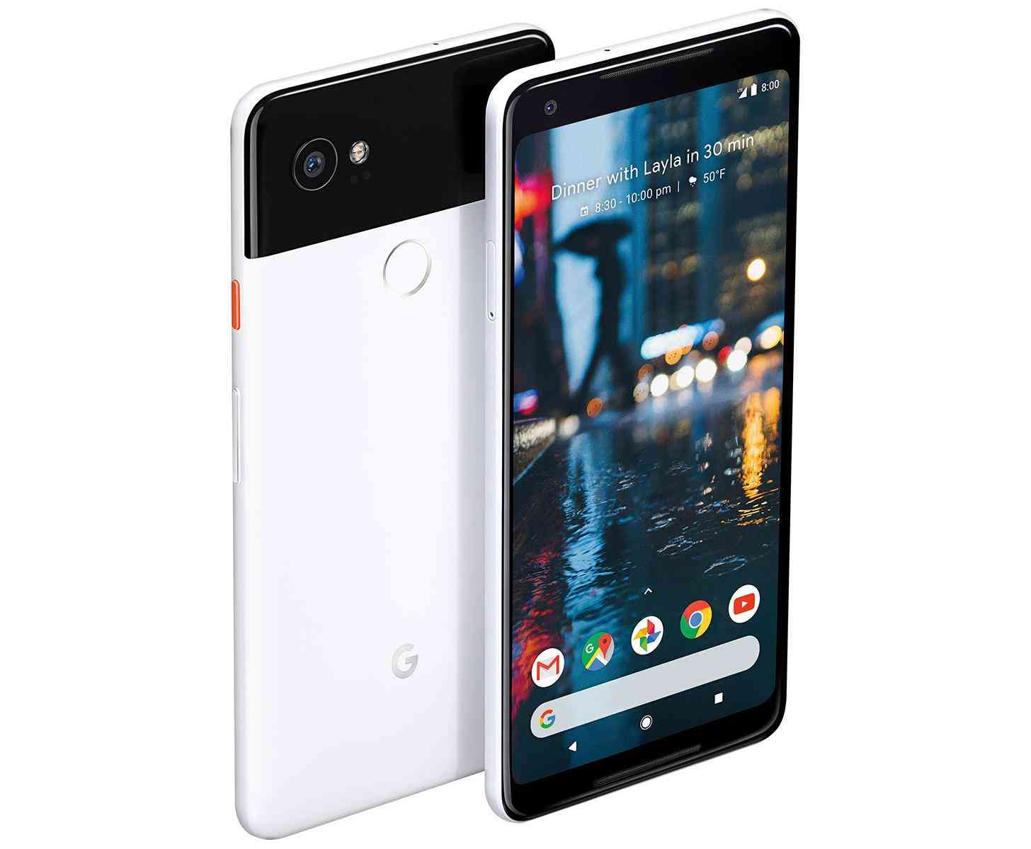 Google Pixel 2 XL official black and white