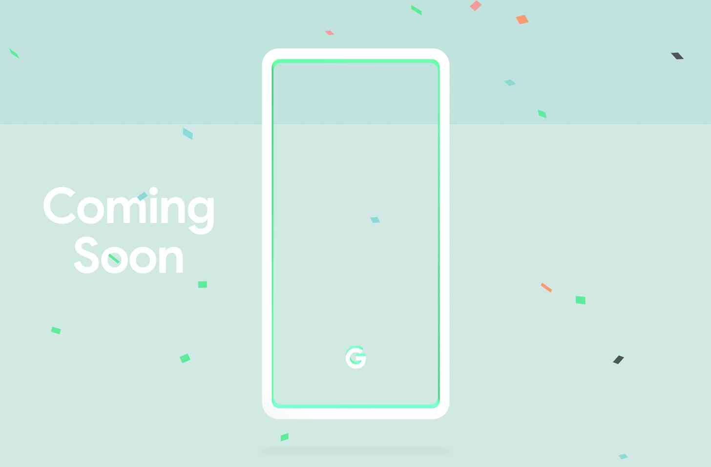 Google Pixel 3 mint color teaser