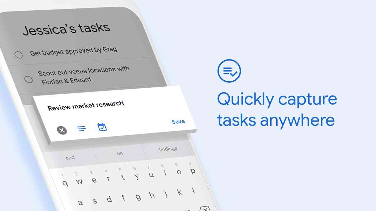 Google Tasks app features