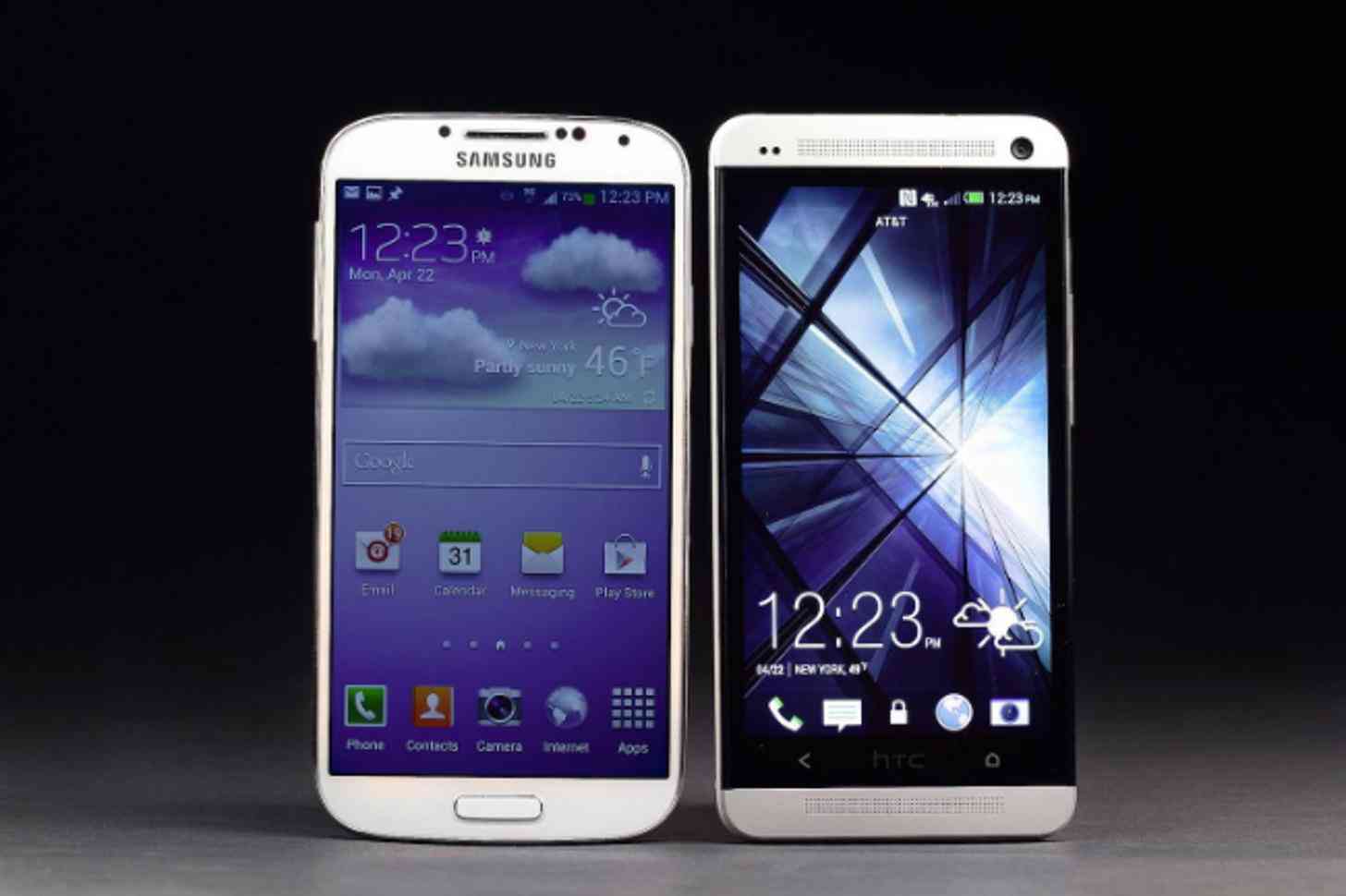 Samsung Galaxy S4 and HTC One M7