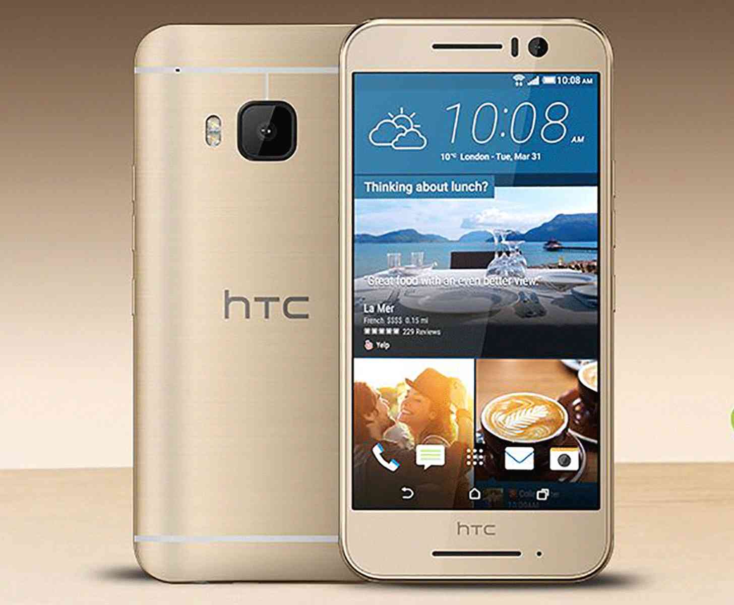 HTC One S9 gold official