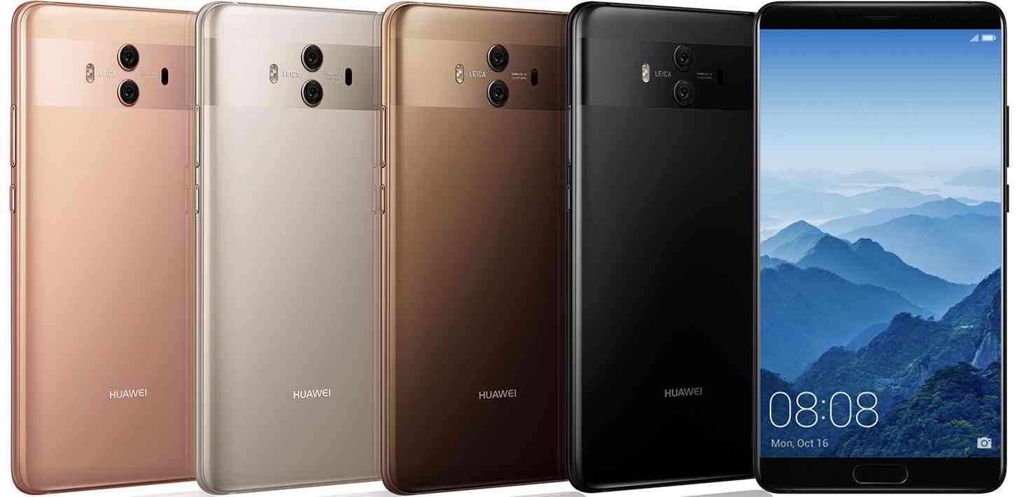 Huawei Mate 10 official colors