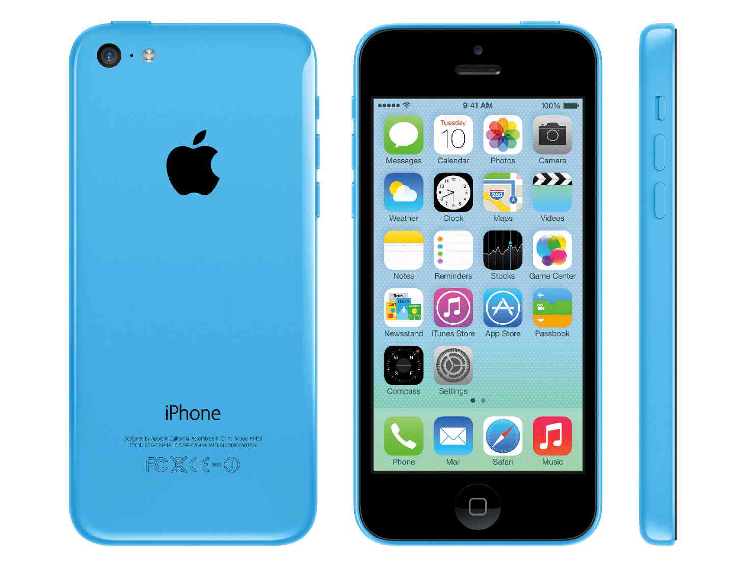 iPhone 5c blue large