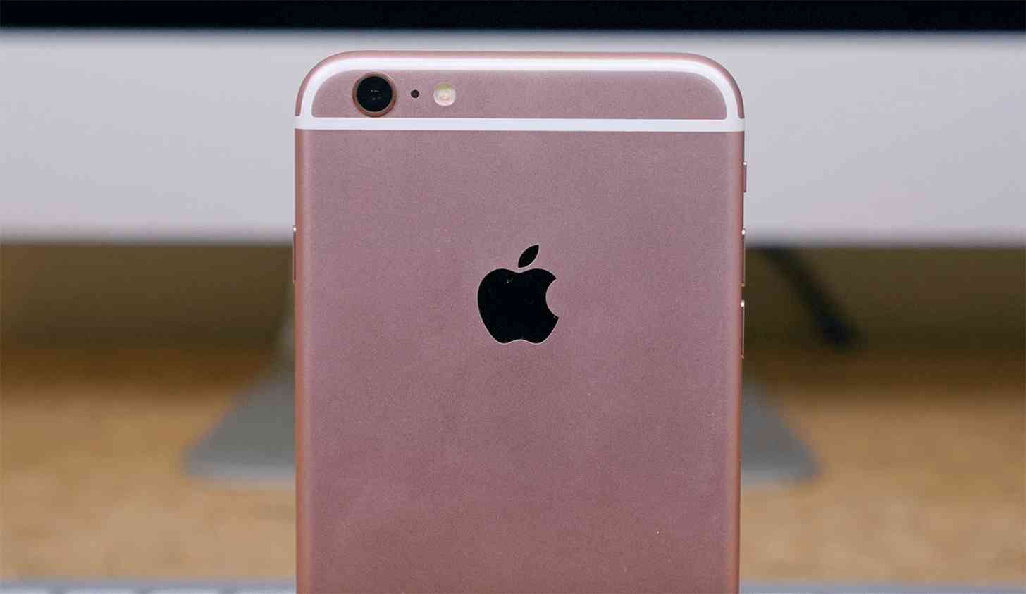 iPhone 6s Plus Rose Gold rear