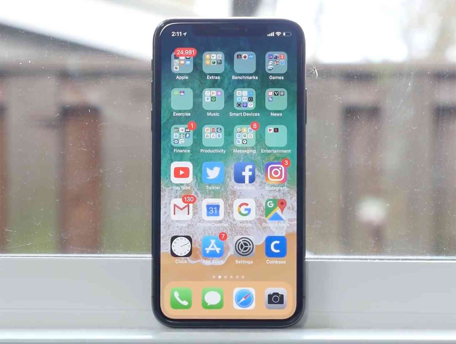 iPhone X front hands-on