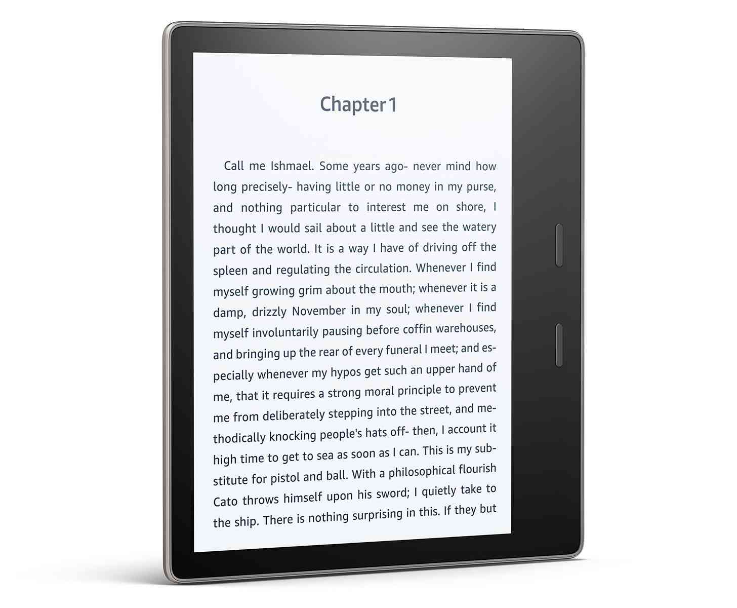 New Amazon Kindle Oasis waterproof