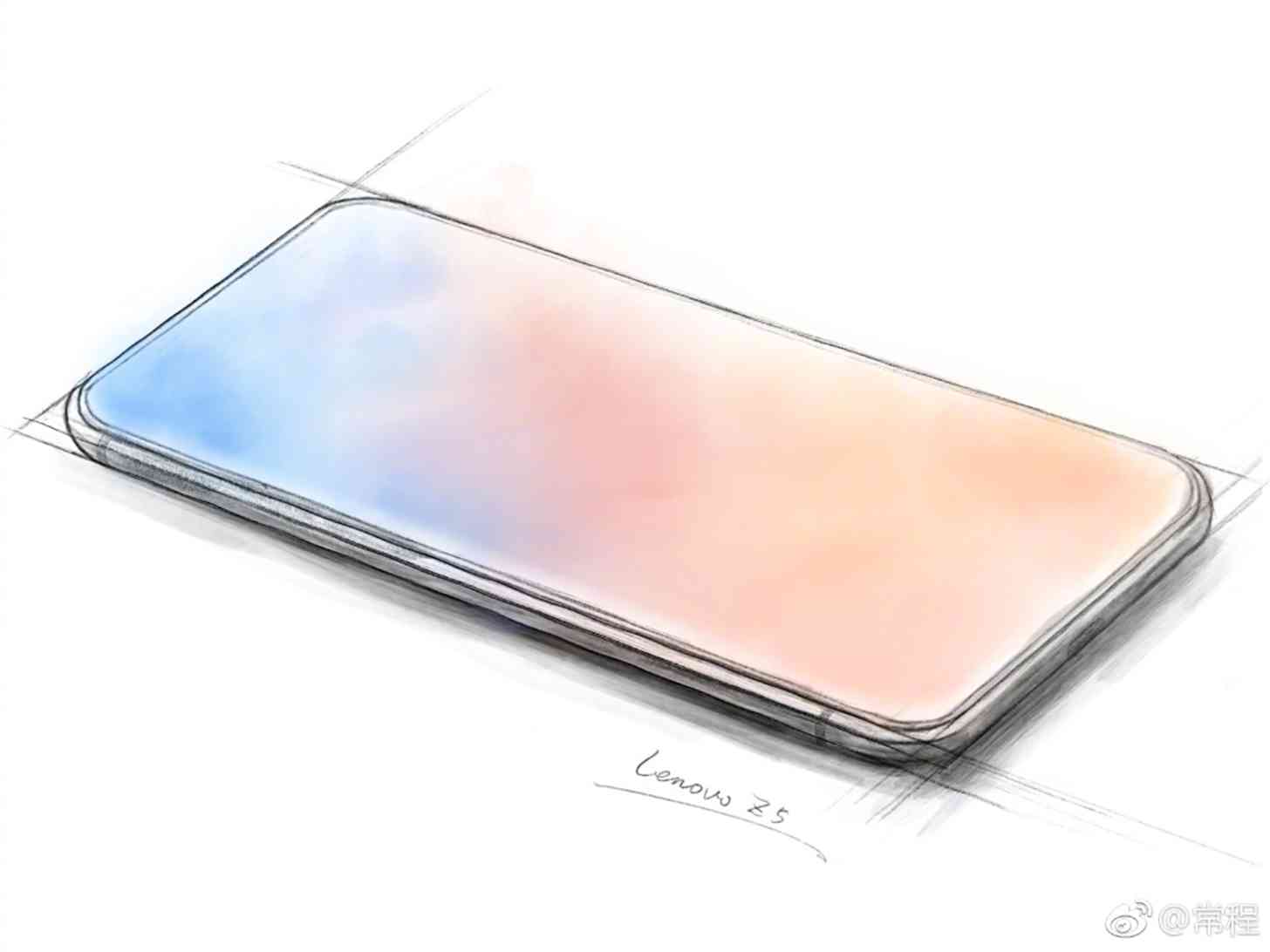 Lenovo Z5 all-screen teaser