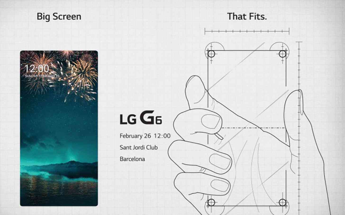 LG G6 announcement invitation