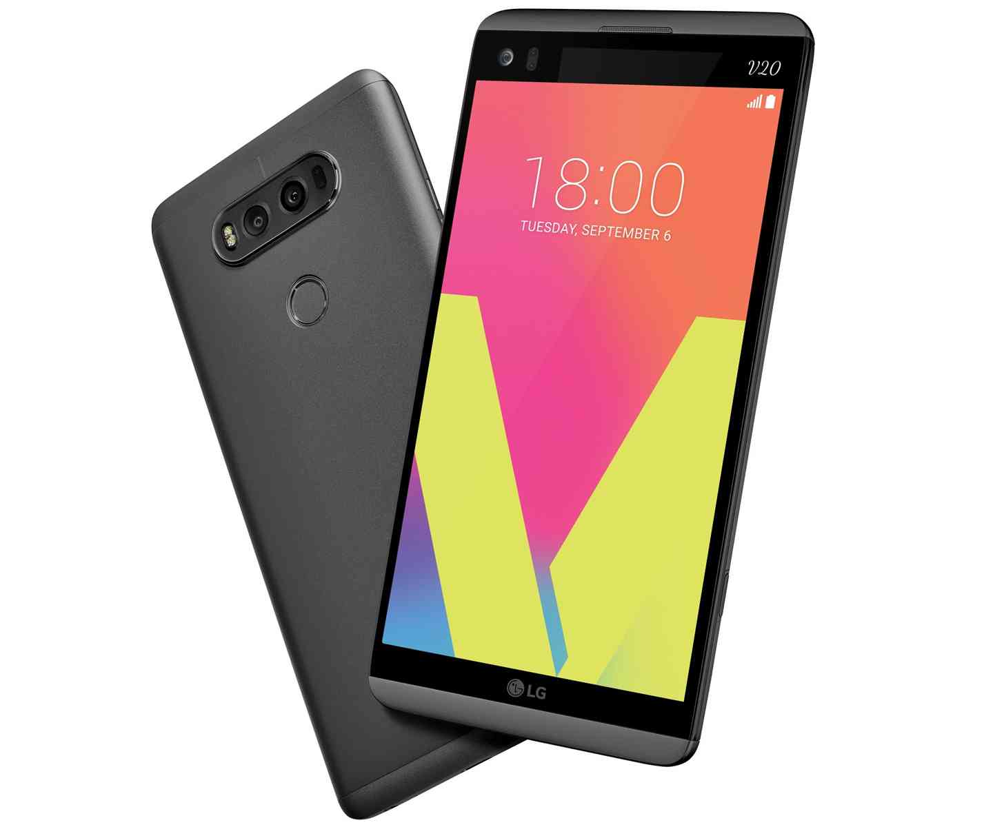 LG V20 official front rear