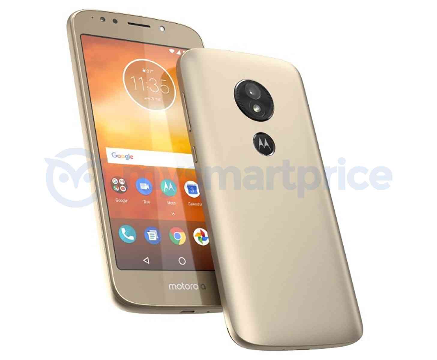 Motorola Moto E5 image leak