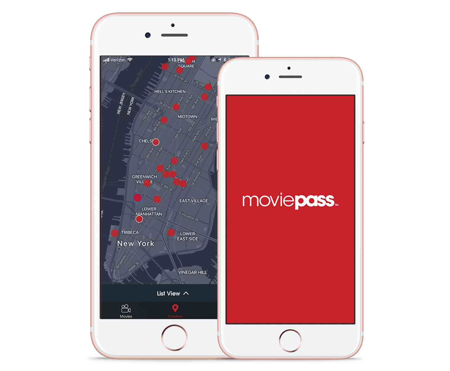 MoviePass app iPhone