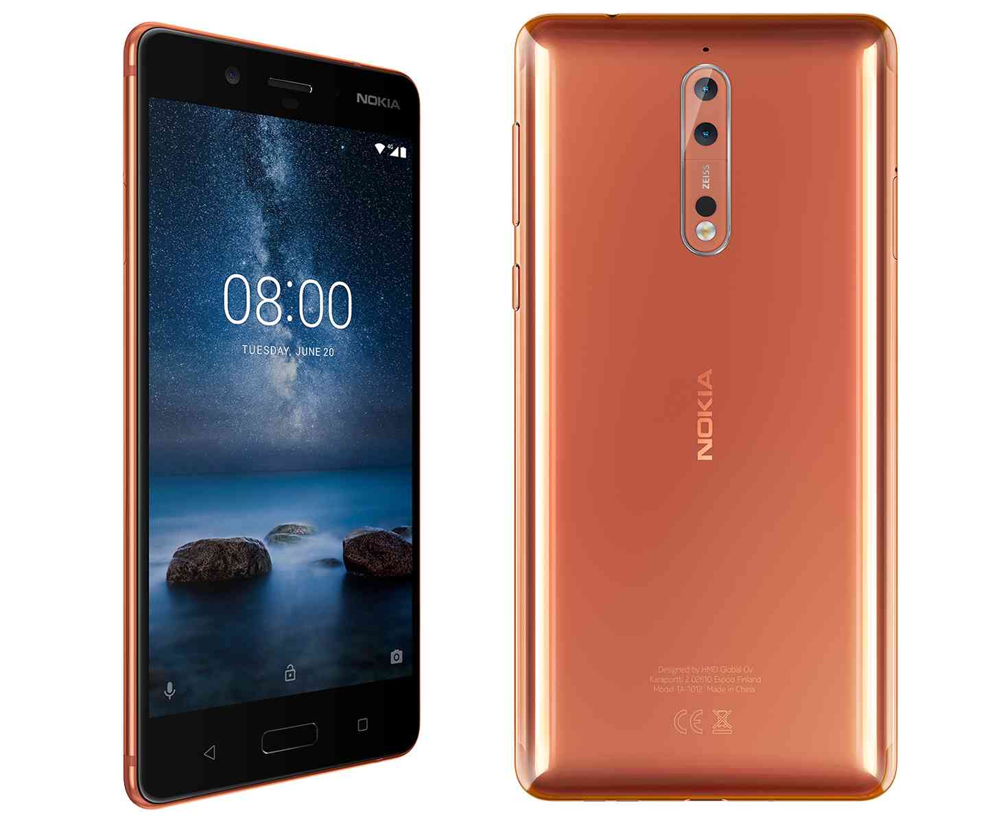 Nokia 8 Copper official
