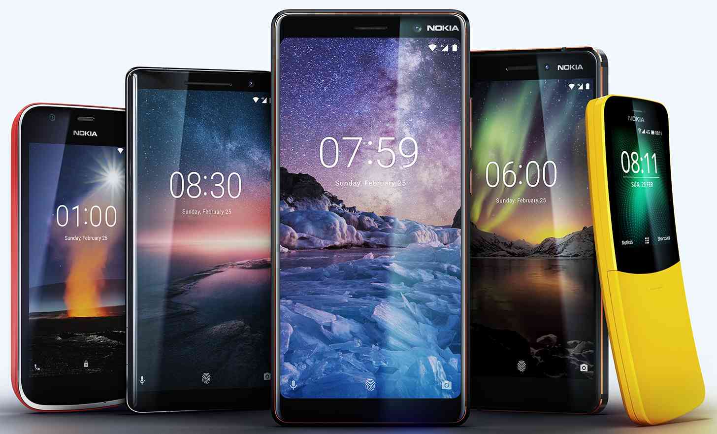 HMD Global new Nokia phones MWC 2018