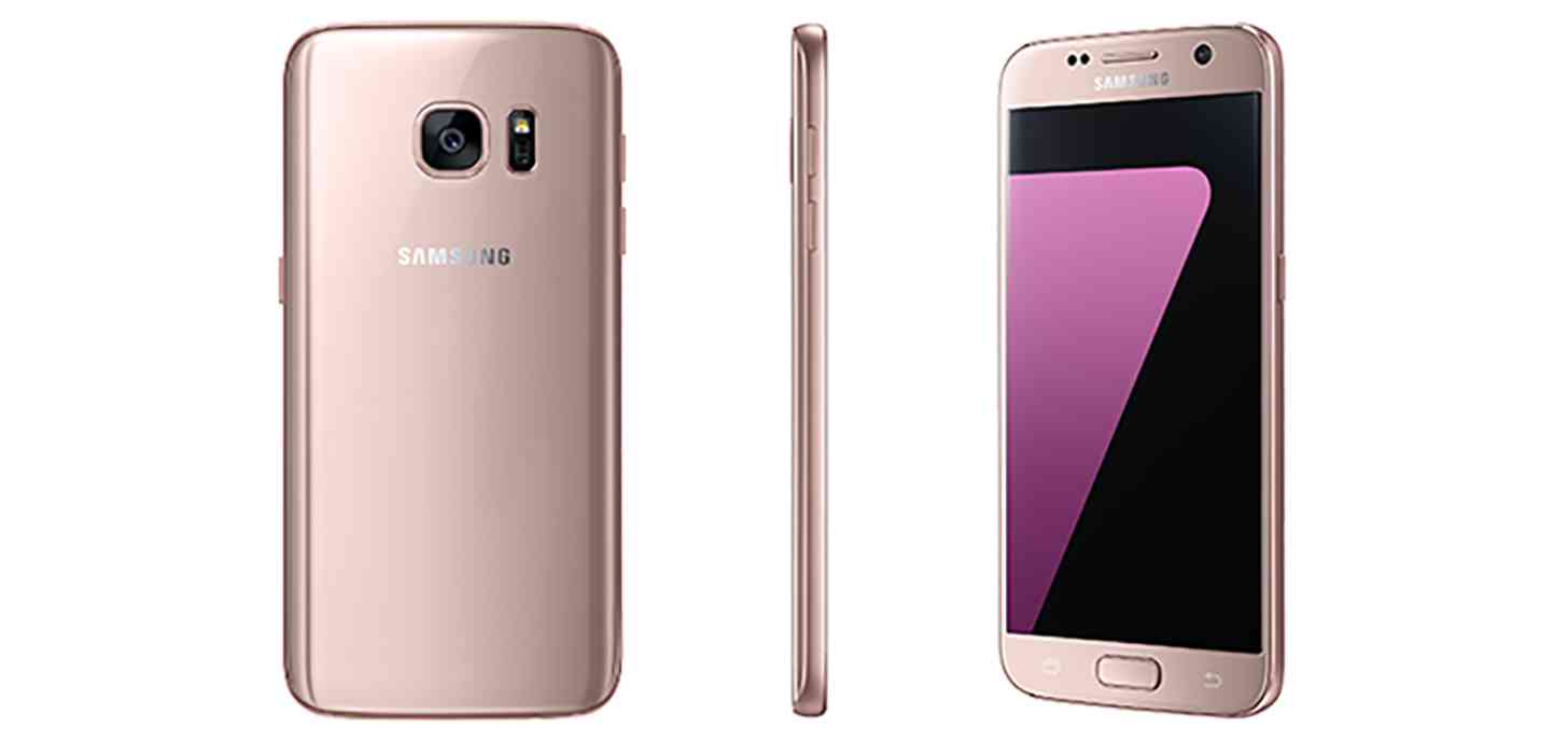 Pink Gold Galaxy S7 official