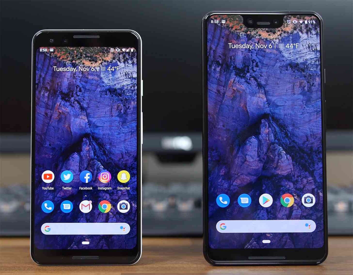 Google Pixel 3, Pixel 3 XL hands-on comparison
