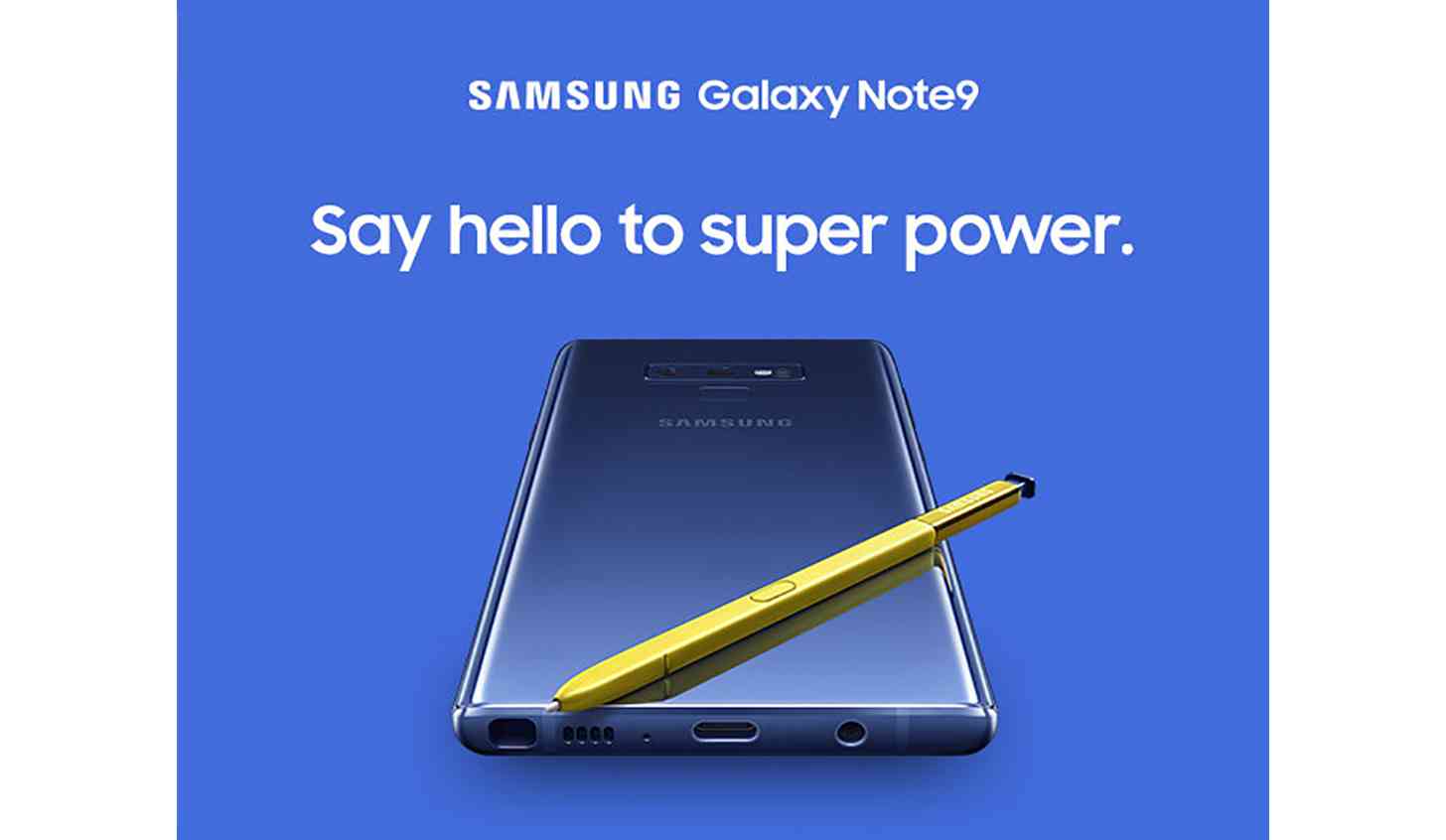 Samsung Galaxy Note 9 web page leak