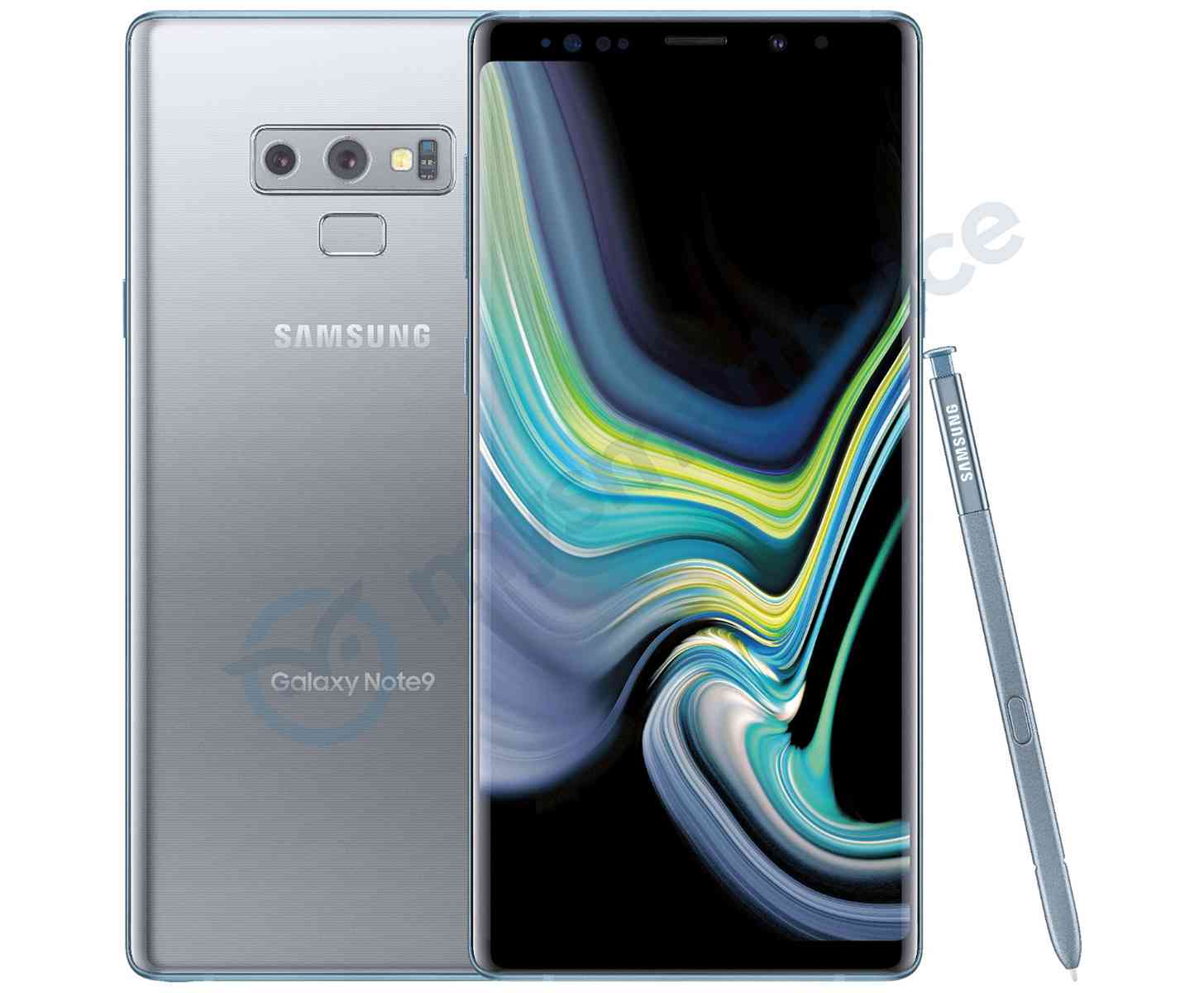 Samsung Galaxy Note 9 silver leaked image