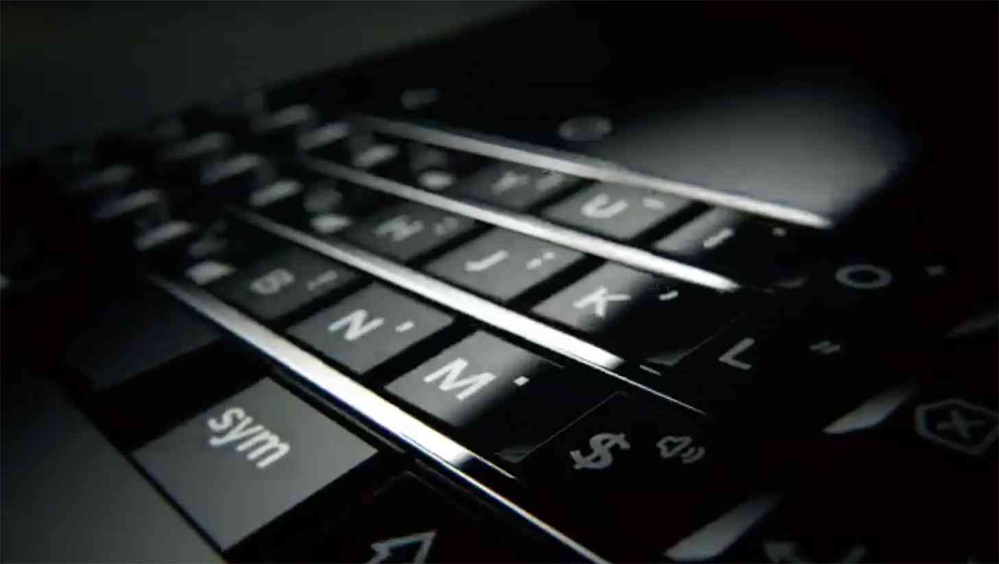 BlackBerry Android physical keyboard teaser TCL Communication