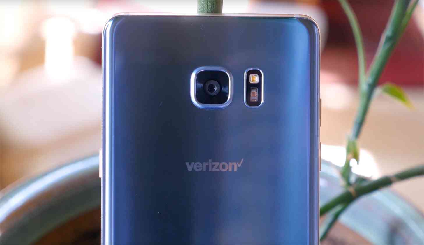 Verizon logo Samsung Galaxy Note