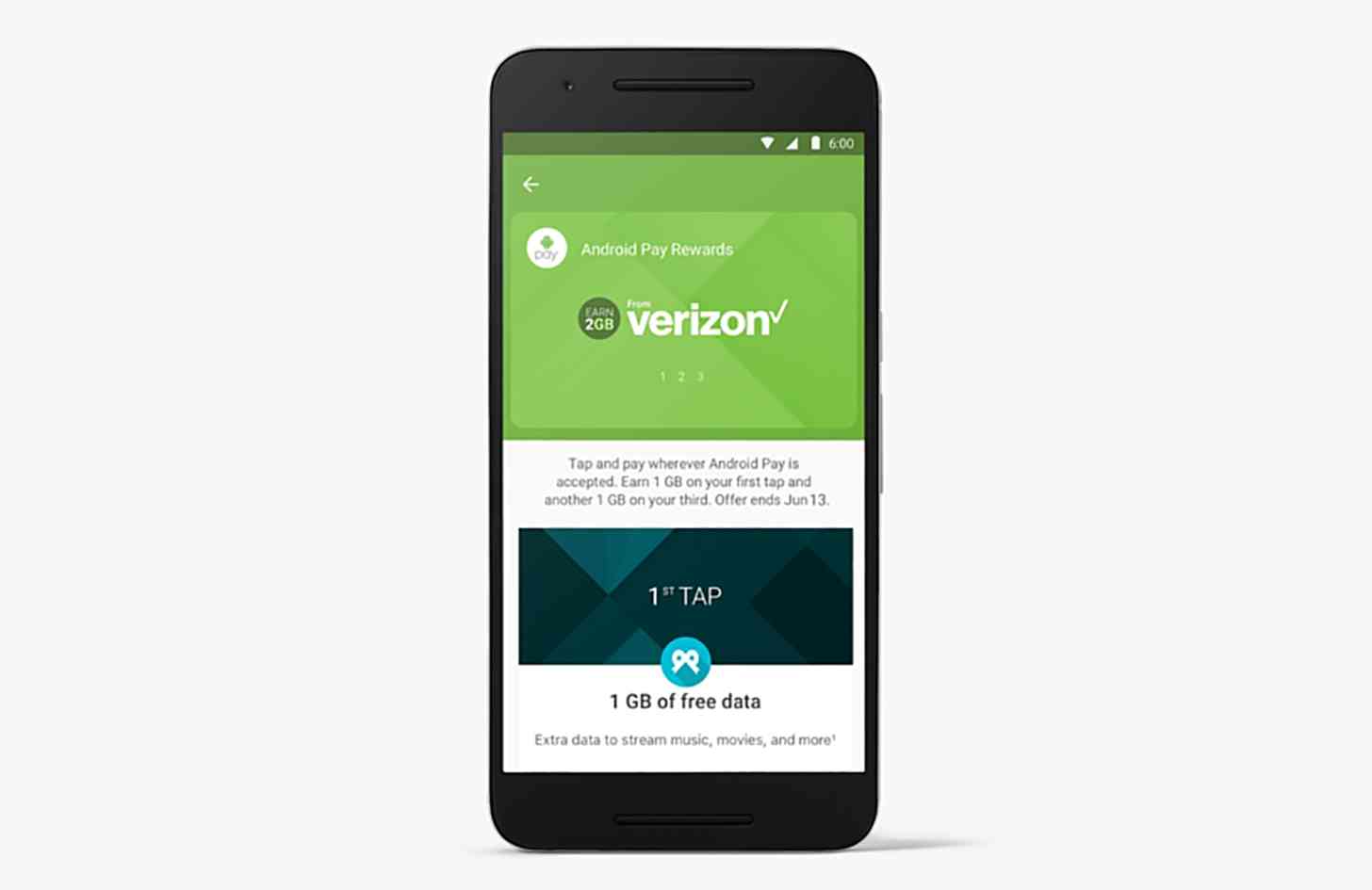 Verizon Android Pay promo