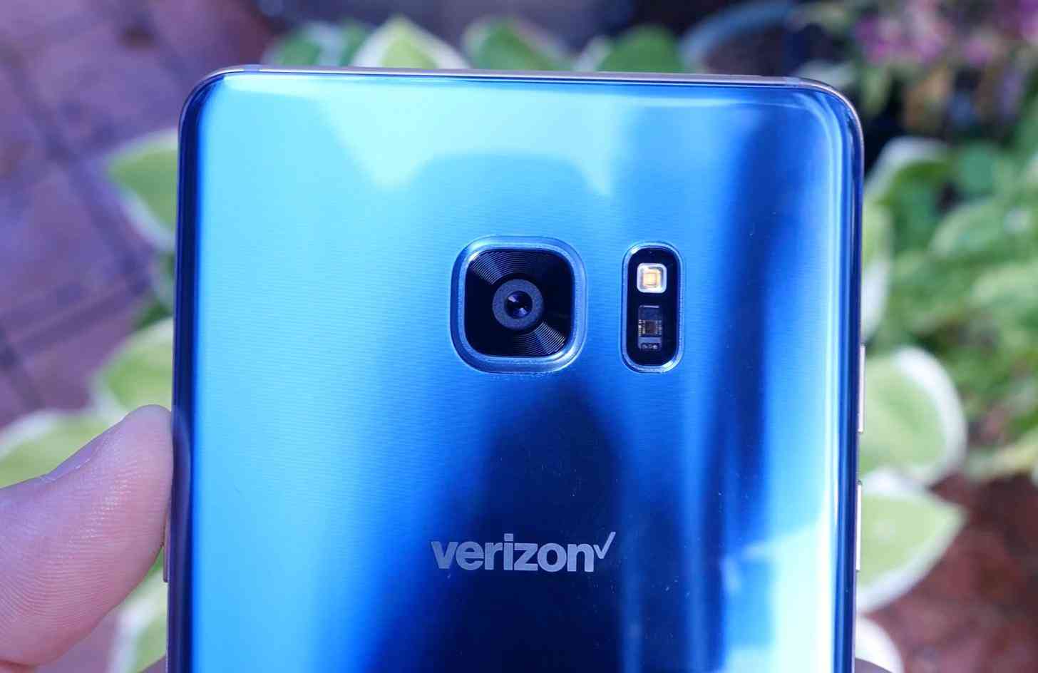 Verizon logo Samsung Galaxy Note 7