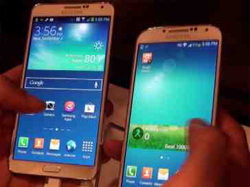 Samsung Galaxy Note 3 vs. Samsung Galaxy S 4
