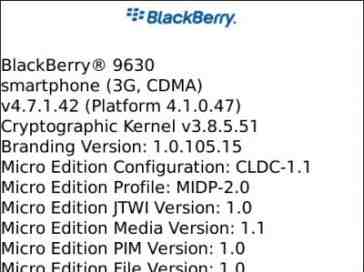 OS 4.7.0.42 (unofficially) launches for BlackBerry Tour