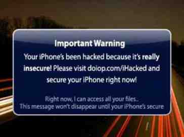 Dutch hacker sends alerts to jailbroken iPhones, freaks out users