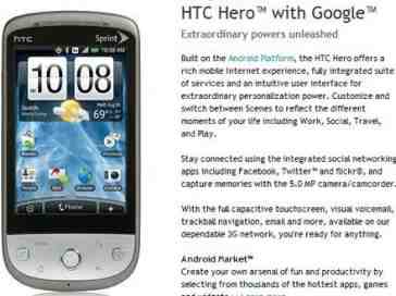 HTC Hero being sold for $99 at Best Buy?