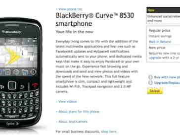 BlackBerry Curve 8530 lands at Sprint