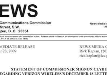 FCC responds to Verizon, calls answers 