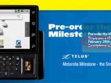 Motorola Milestone coming to Telus on February 18th; will work on AT&T