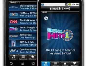 Sirius XM application comes to Android platform