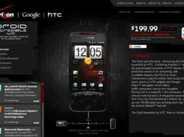 HTC DROID Incredible available in stores today