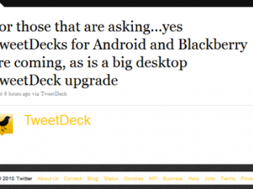 TweetDeck coming to Android and BlackBerry platforms