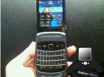 BlackBerry 9670 flip phone spotted again