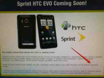 HTC EVO 4G available for pre-order later this month at The Shack