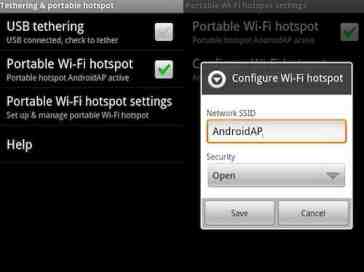 Android 2.2 to get tethering, Wi-Fi hotspot